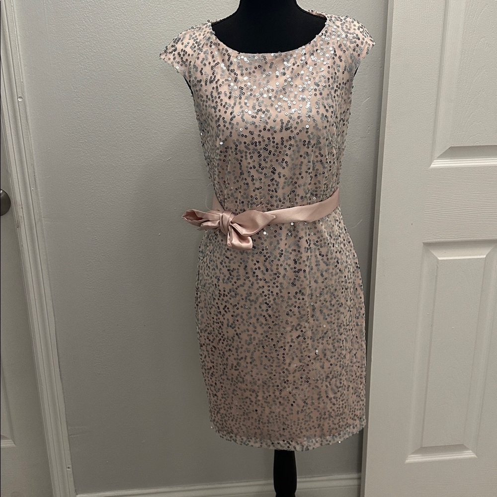 VENUS Pink Sequin Mini Dress